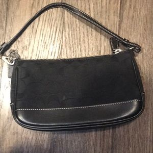 PRICE IS NEGOTIABLE little black coach bag REAL